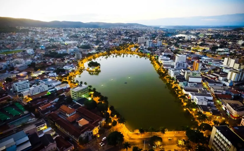 Lagoa Paulino ao entardecer - Sete Lagoas - MG