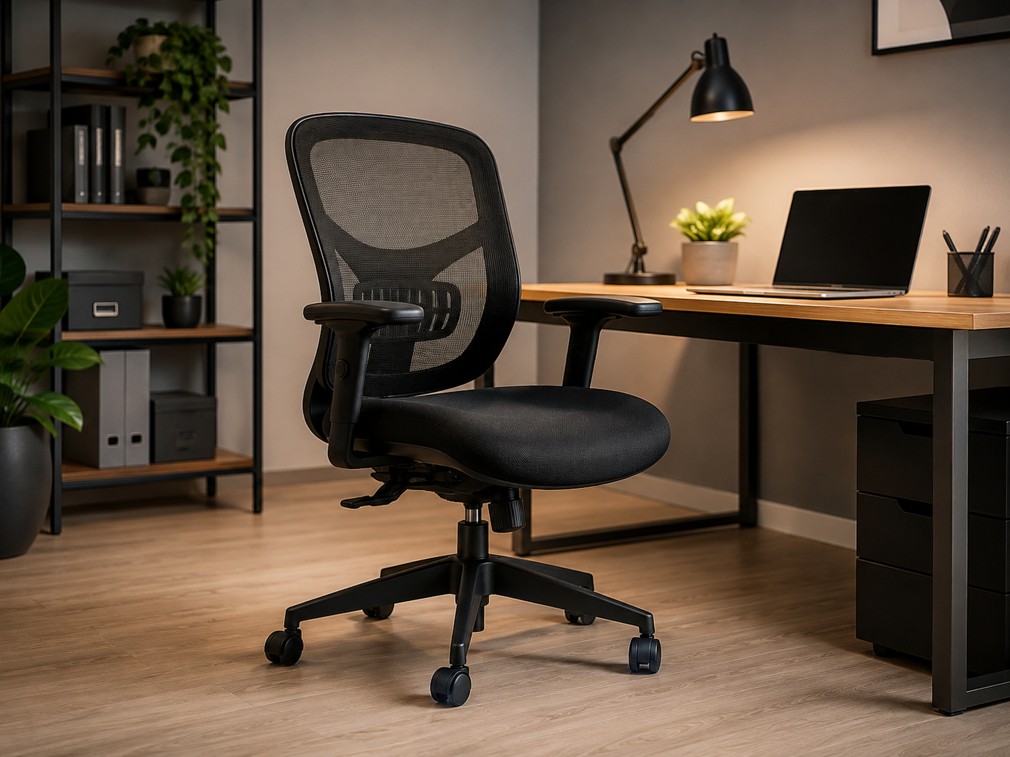 Cadeira ergonômica em escritório home office em Sete Lagoas